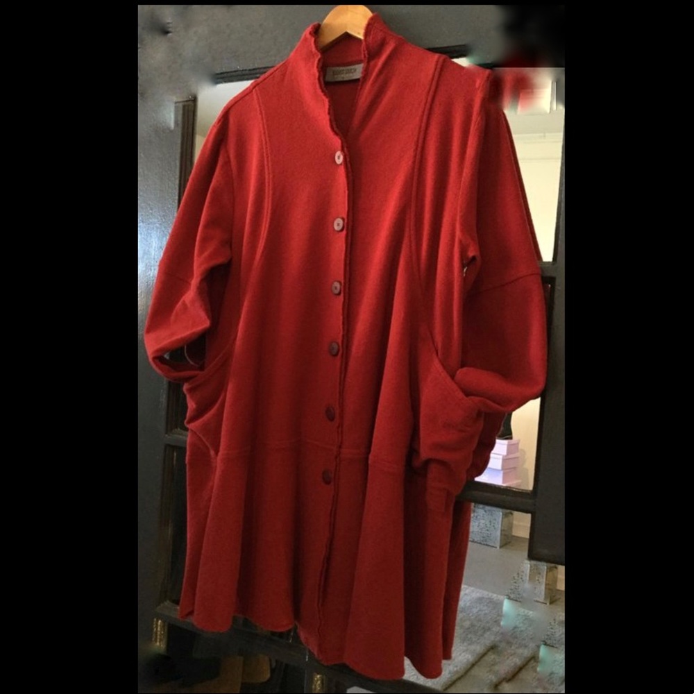 Comfy, stylish 100% cotton "car coat."